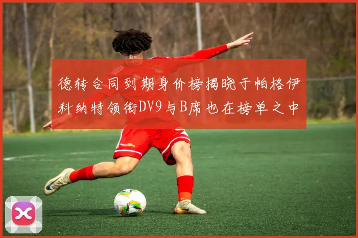 德转合同到期身价榜揭晓于帕格伊科纳特领衔DV9与B席也在榜单之中